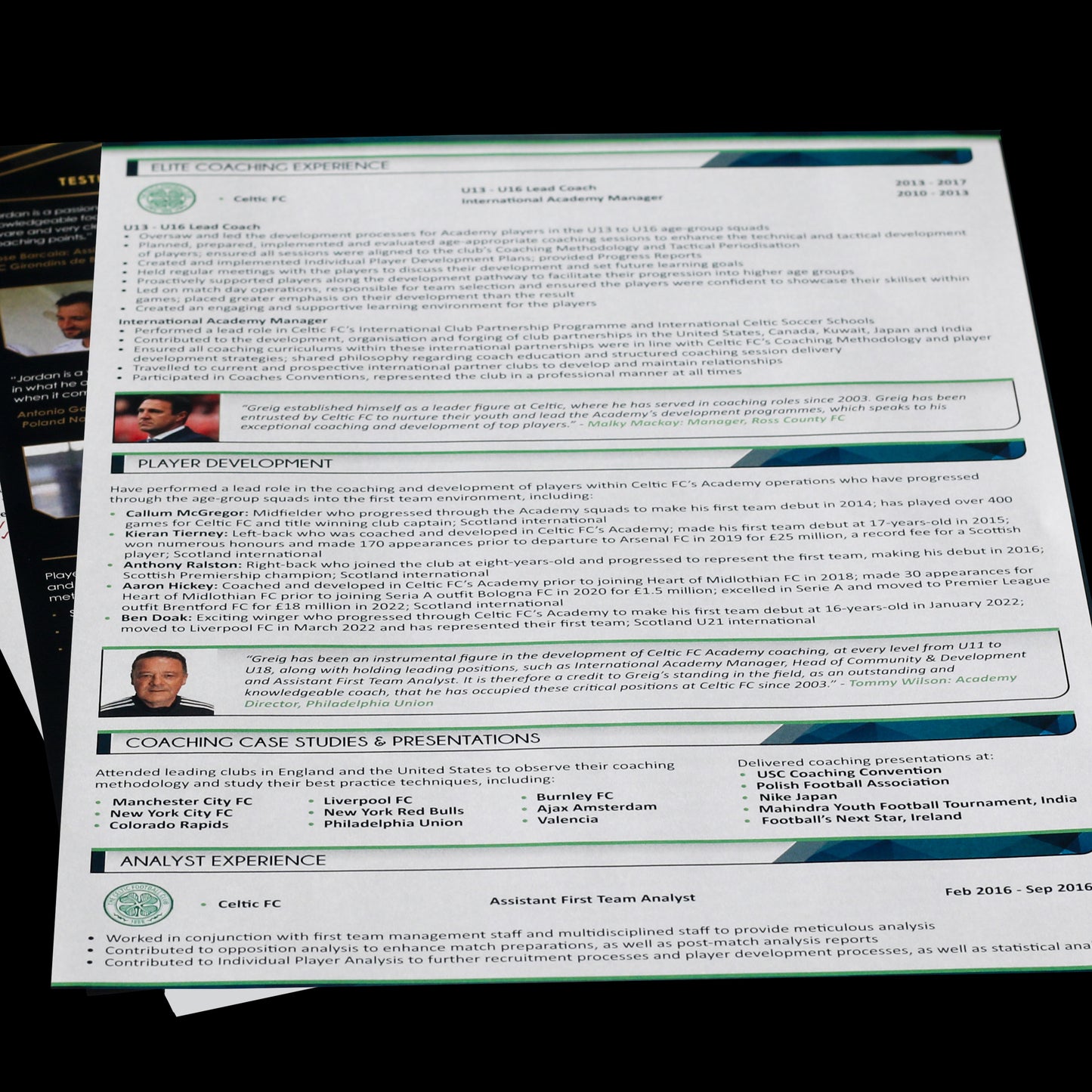 Graphically Designed CV
