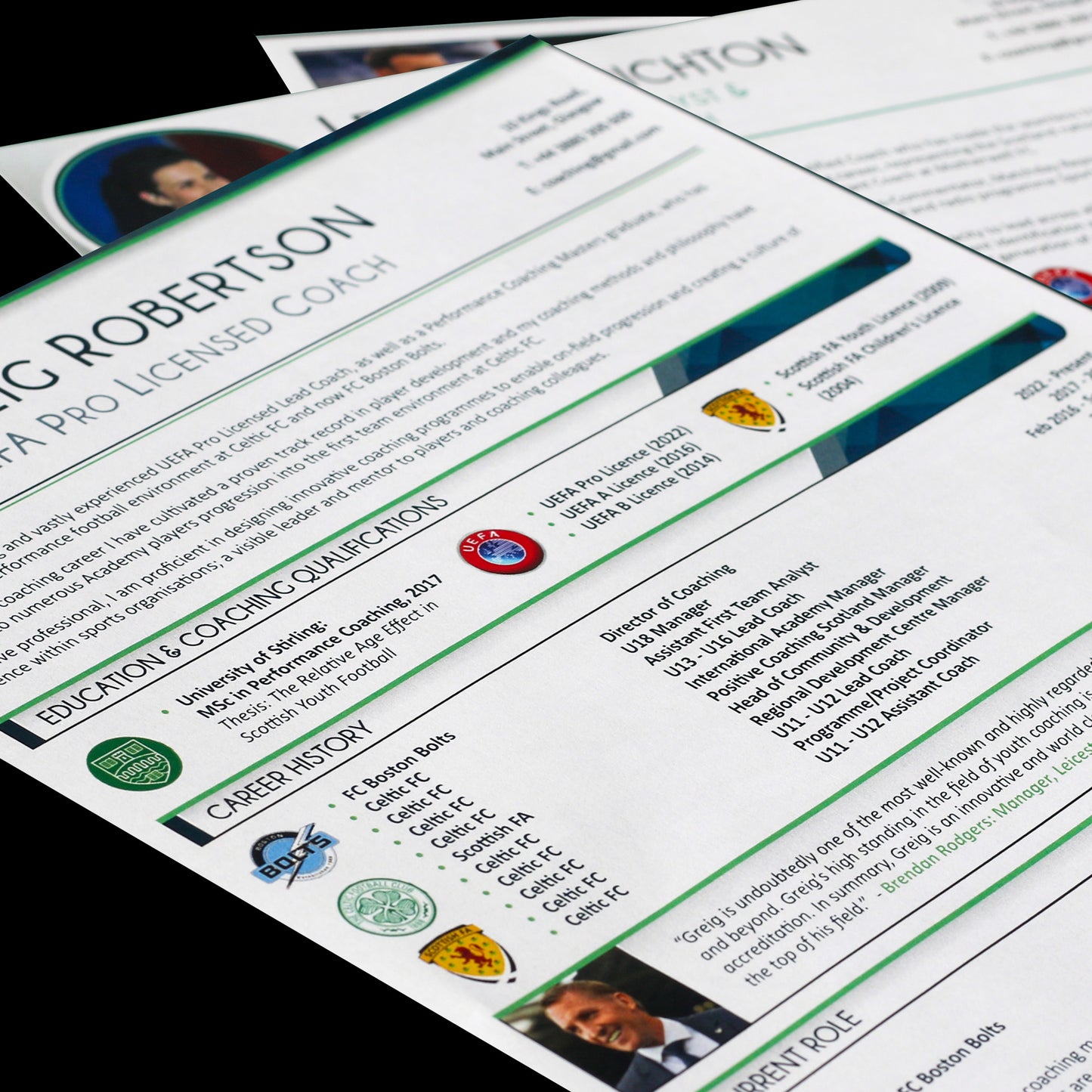 Graphically Designed CV